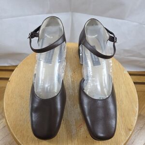Elegant Brown Mary Jane Women's Shoes